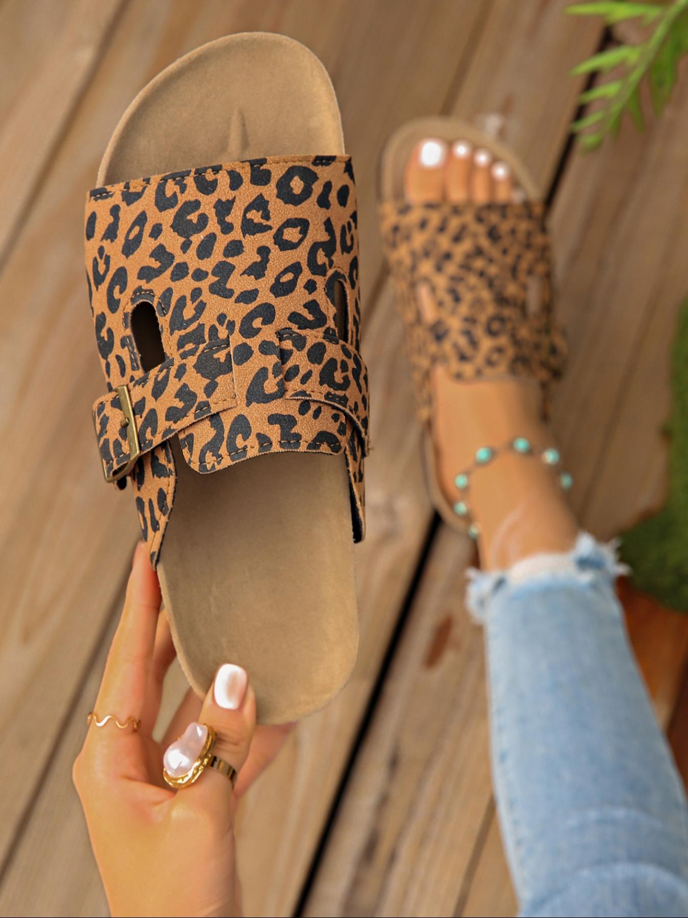 Moccasin Suede Slip-On Sandals, Summer Fashion Comfort Shoes, Casual Style, PU Leather Upper, Eva Sole, Daily Wear