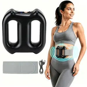 Multifunctional Full-Body Fascia Ring, Adjustable Massage Modes, Electric Wireless Abdominal Massager, Ergonomic Design Double Ring Fascia Ring, Homecare Massage Tool, Cordless Fascial Ring
