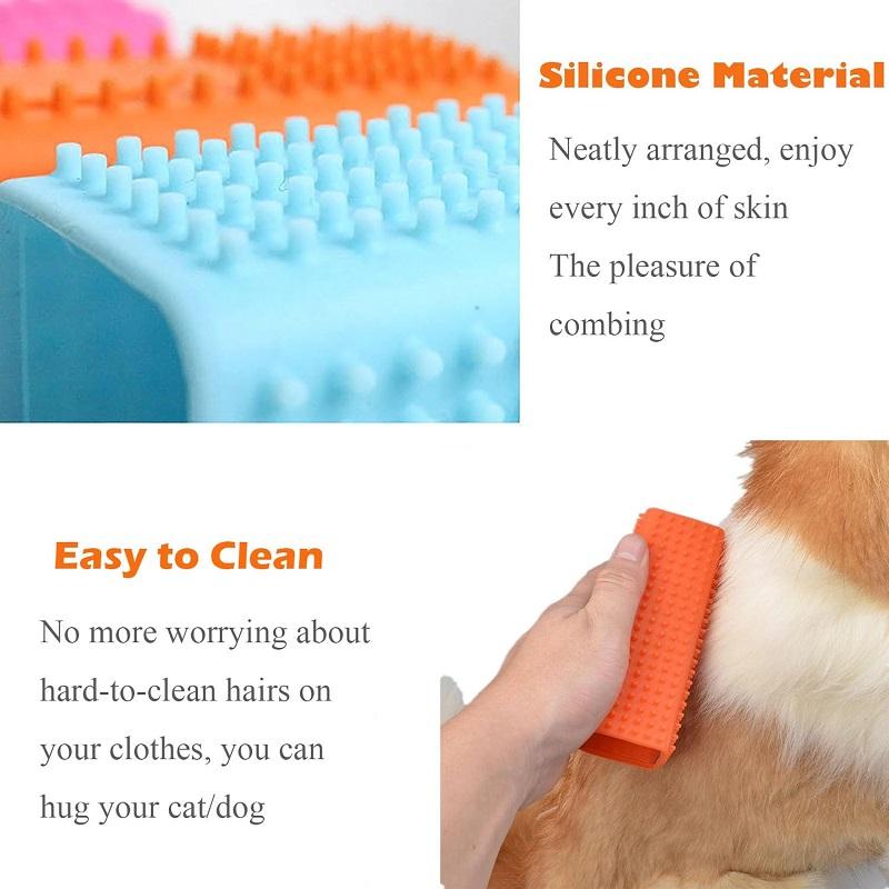 Pet Hair Removal Tool Set, 2 Silicone Rollers for Dogs & Cats, Self-Cleaning Design, Ideal for Sofa Car Carpet Cleaning