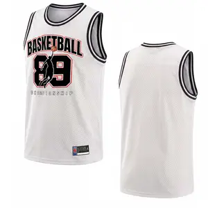 Men’s Retro Basketball Graphic Mesh Tank Top, Sleeveless Sports Jersey Style Shirt, Breathable Athletic Training Vest, Casual Streetwear Summer Top for Workout, Fitness, Running and Daily Wear