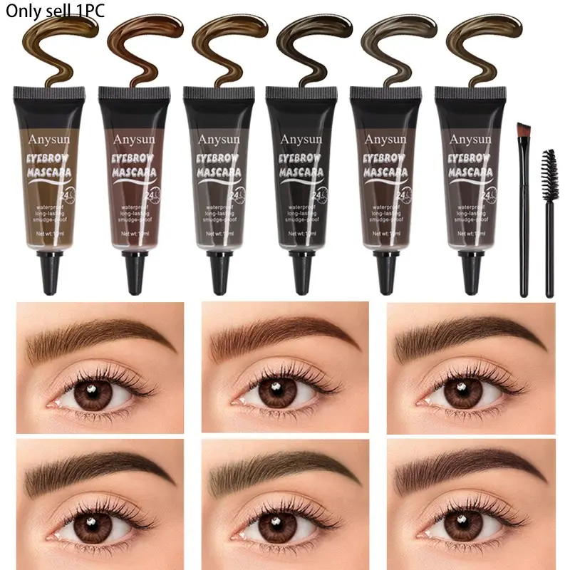 Mild Formula Eyebrow Mascara Natural Defined Brows Delicate Texture Non Clumping Waterproof Smudge Proof All Day Wear Eyebrow Tint Makeup Eyebrow Makeup Products