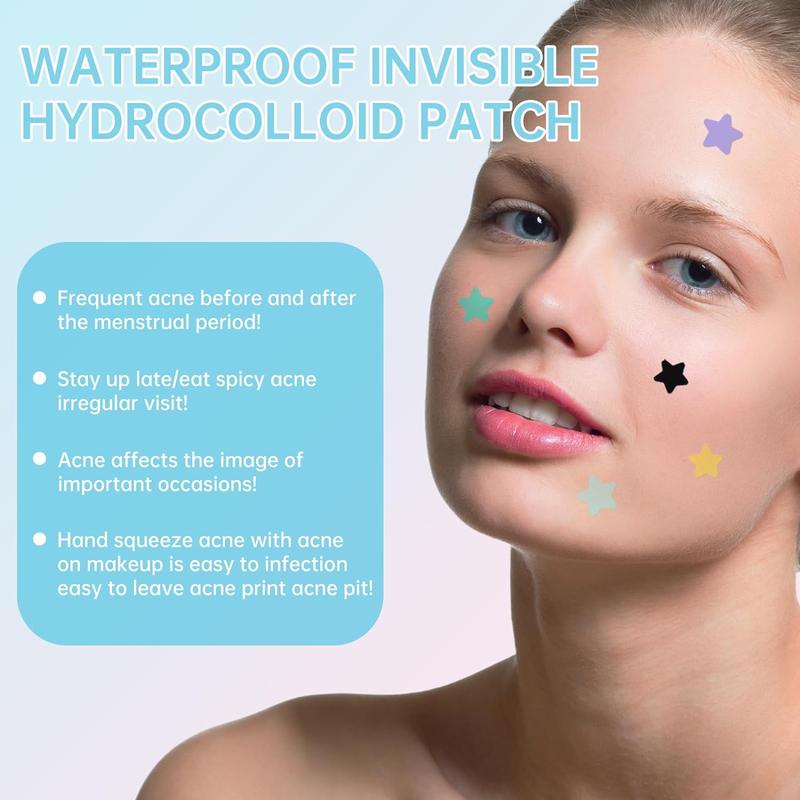 Waterproof Acne Care Patch, Invisible & Breathable Acne Patches for Improving The Look Of Acne Scars, Multi-use Skin Care Products for Women
