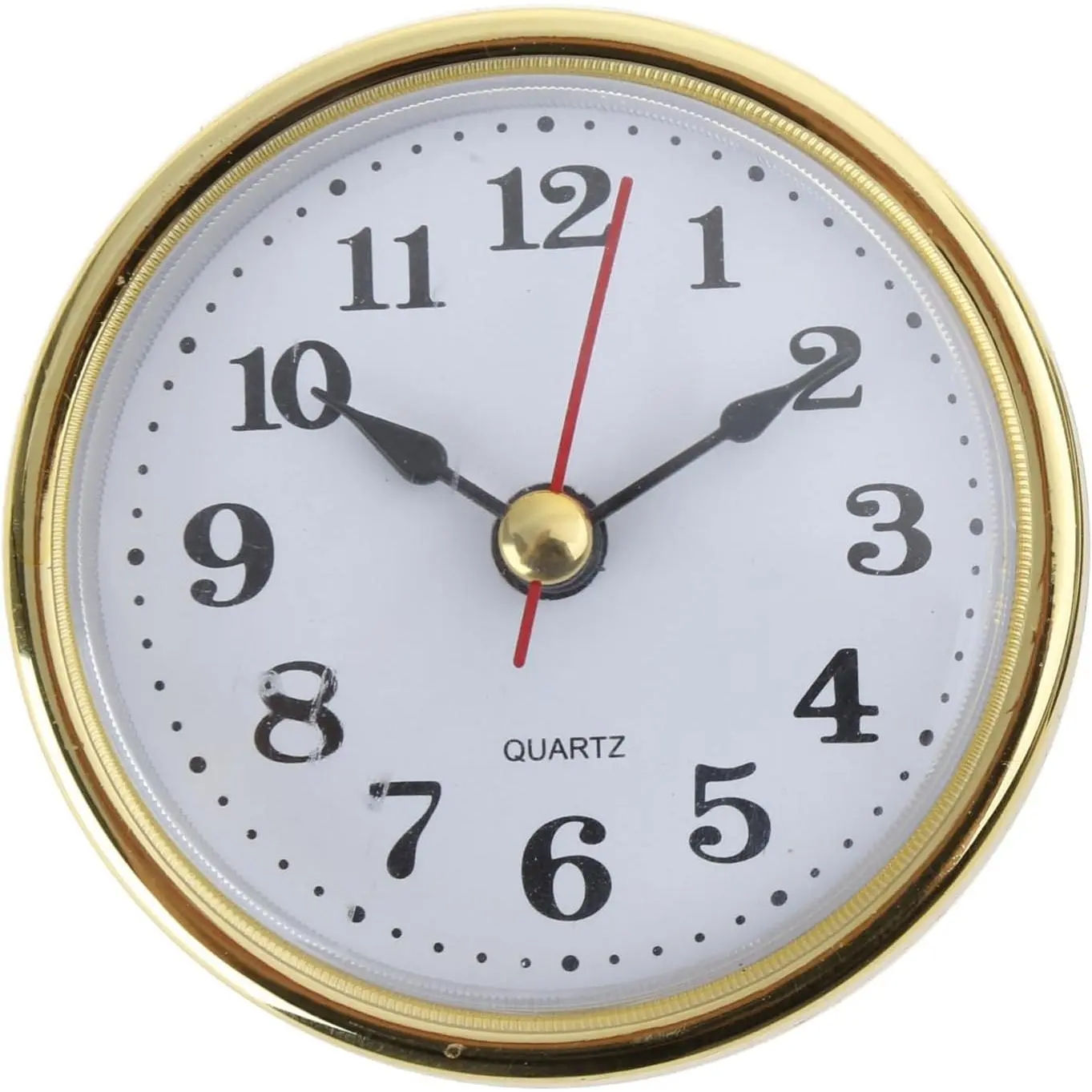 Clock Insert Round Clocks Movement 2-1/2 65mm Diameter Clock  Arabic Numerals Crafts for
