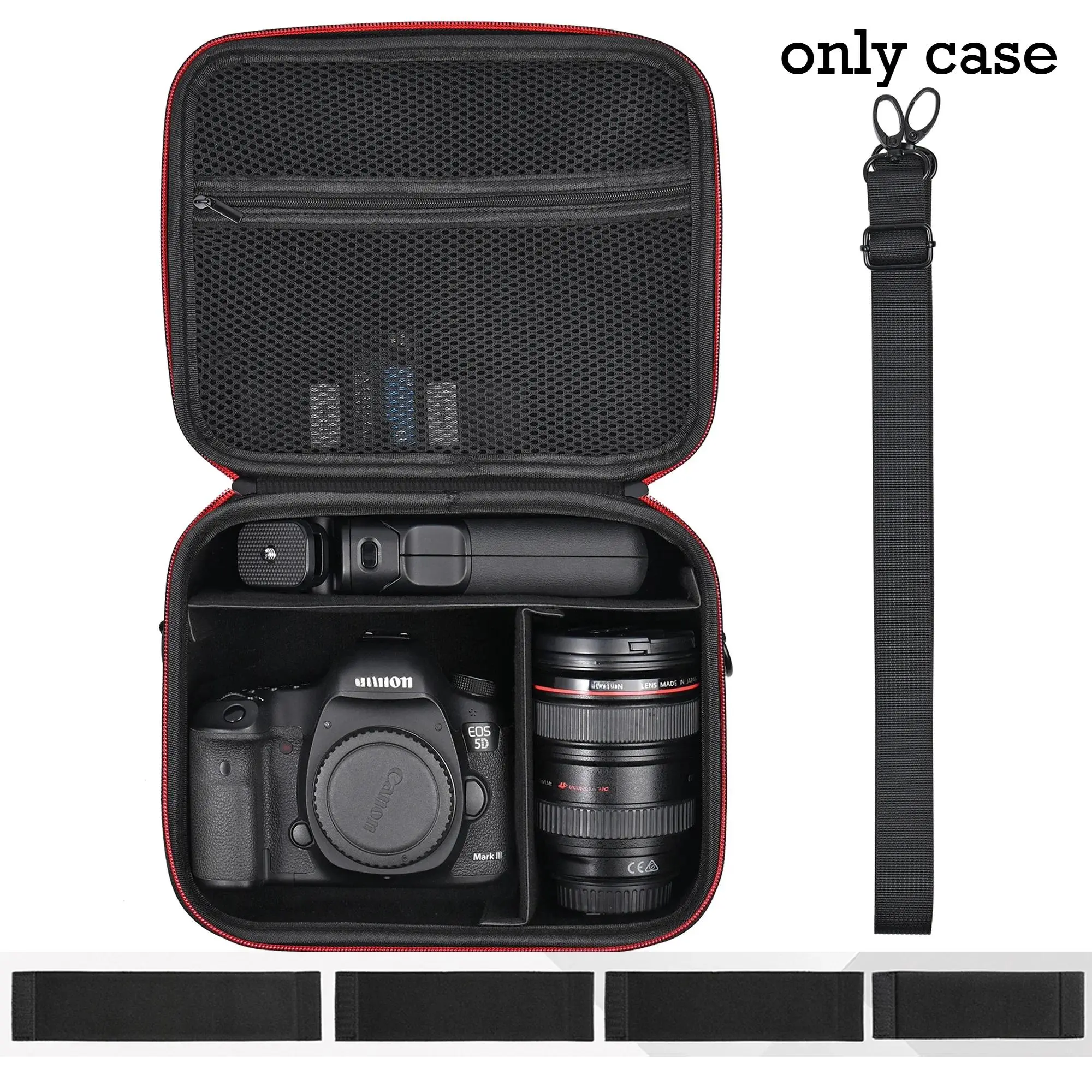 Camera Storage Case for Canon EOS Rebel T7 / T100 / R50 / R100 / R5 / R6 Mark II / 90D DSLR Camera Bag,Sony,Nikon DSLR Camera Box