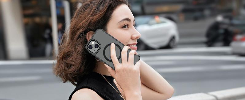 Magnetic for iPhone 17/16/15/14/13/12/11 series Case  (Compatible with MagSafe)(10 FT Military Grade Drop Protection) Slim Translucent Matte Shockproof Phone Cover