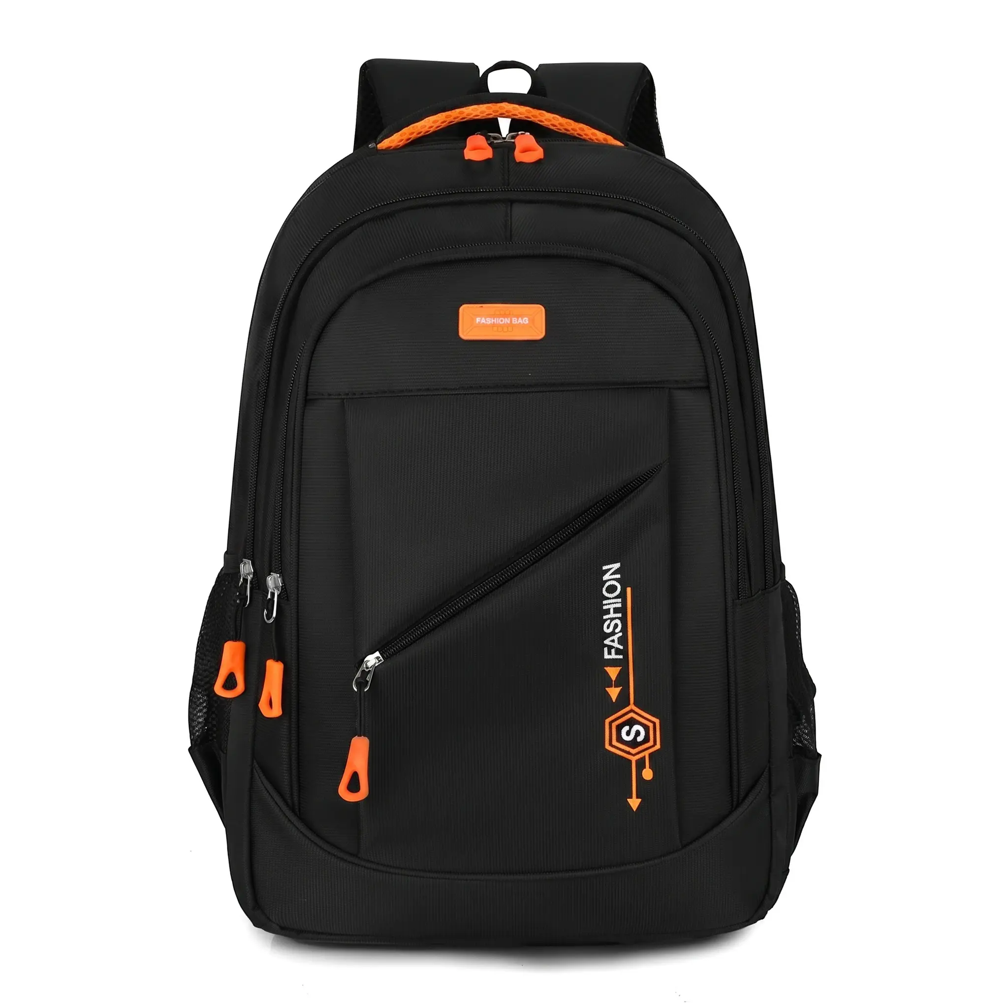 Lightweight Casual Backpack For Men 20 35L Large Capacity Oxford Fabric 14 Inch Laptop Bag Business Travel Commuter Schoolbag Solid Color With Curved Shoulder Straps