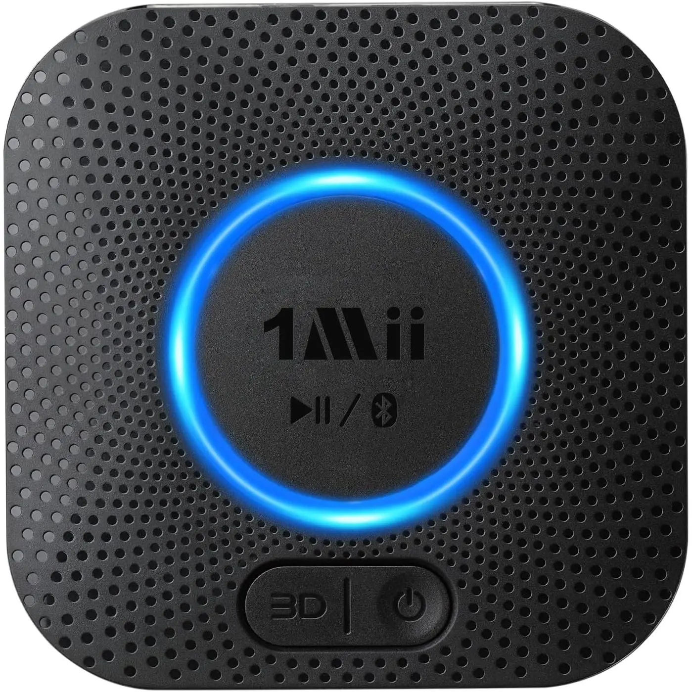 Compact Wireless LDAC Bluetooth 5.3 Audio Receiver Adapter (Single Unit) with aptX HD Low Latency, Button & Volume Control, RCA/3.5mm Outputs for Hi-Res Home Stereo Speaker Streaming & Smartphone Use