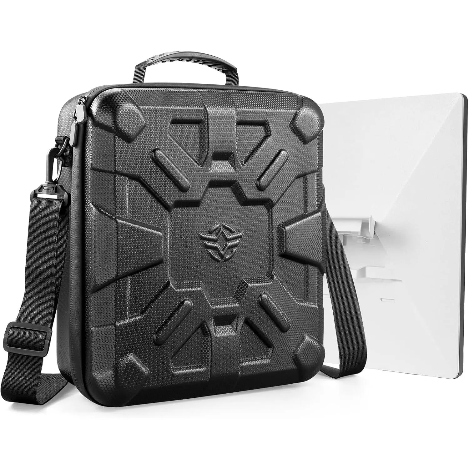 Synthetic Ultralight Lightweight Handle Storage Bag Case for Starlink Mini Dish - 28 oz, Water Resistant, Shockproof, Custom Fit Interior, Multiple Carry Options, Ideal for Outdoor Travel Camping, Fits Starlink Mini Accessories Kit