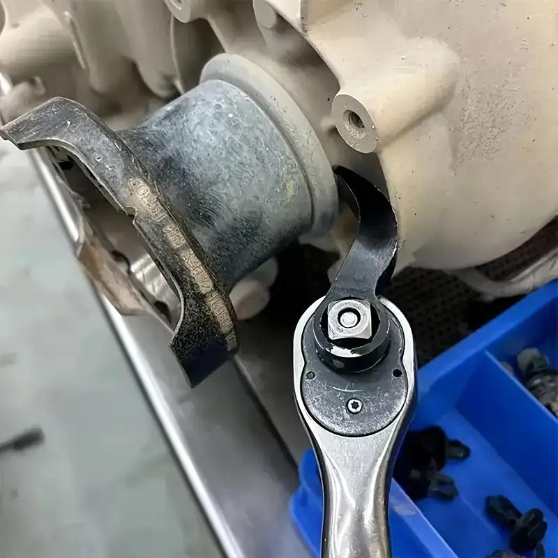 Car Half Shaft Removal Tool, 1pc Leverage Principle Leverage Principle Removal Tool, High Temperature Forged Car Repair Tool, Suitable for Wrench or Open End Wrench, Automotive Repair Tools