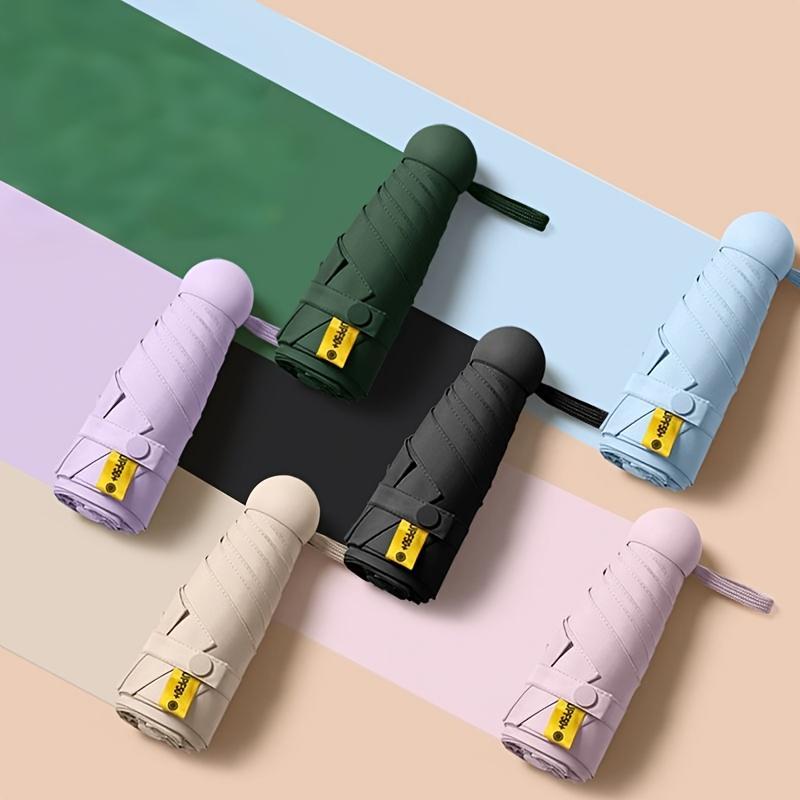 Compact Travel Umbrella, Foldable & Uv Protective Folding Umbrella, Wind Resistant Umbrella, Portable Umbrella for Girls & Women, Perfect Mother's Day Gift, Windproof Folding Umbrella