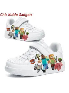 Men's Minecrafts Box Game Sneakers, Casual Patchwork Design, Comfortable Eva Sole, All-Season Wear, Non-Slip Durable Shoes, Perfect Gift