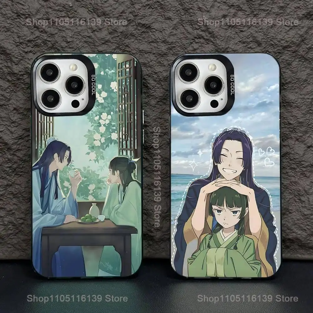 The Apothecary Diaries Anime Manga Smartphone Case, Black Candy Matte Shockproof Cover for iPhone 11-17 Pro Max/Plus & Samsung Galaxy S23-S25 Portable Handheld Cellphone Devices
