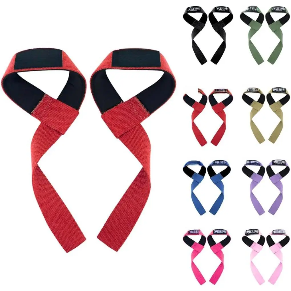 Lifting Wrist Straps for Weightlifting, Bodybuilding, Powerlifting, Strength , & Deadlifts - Padded Neoprene with 18"