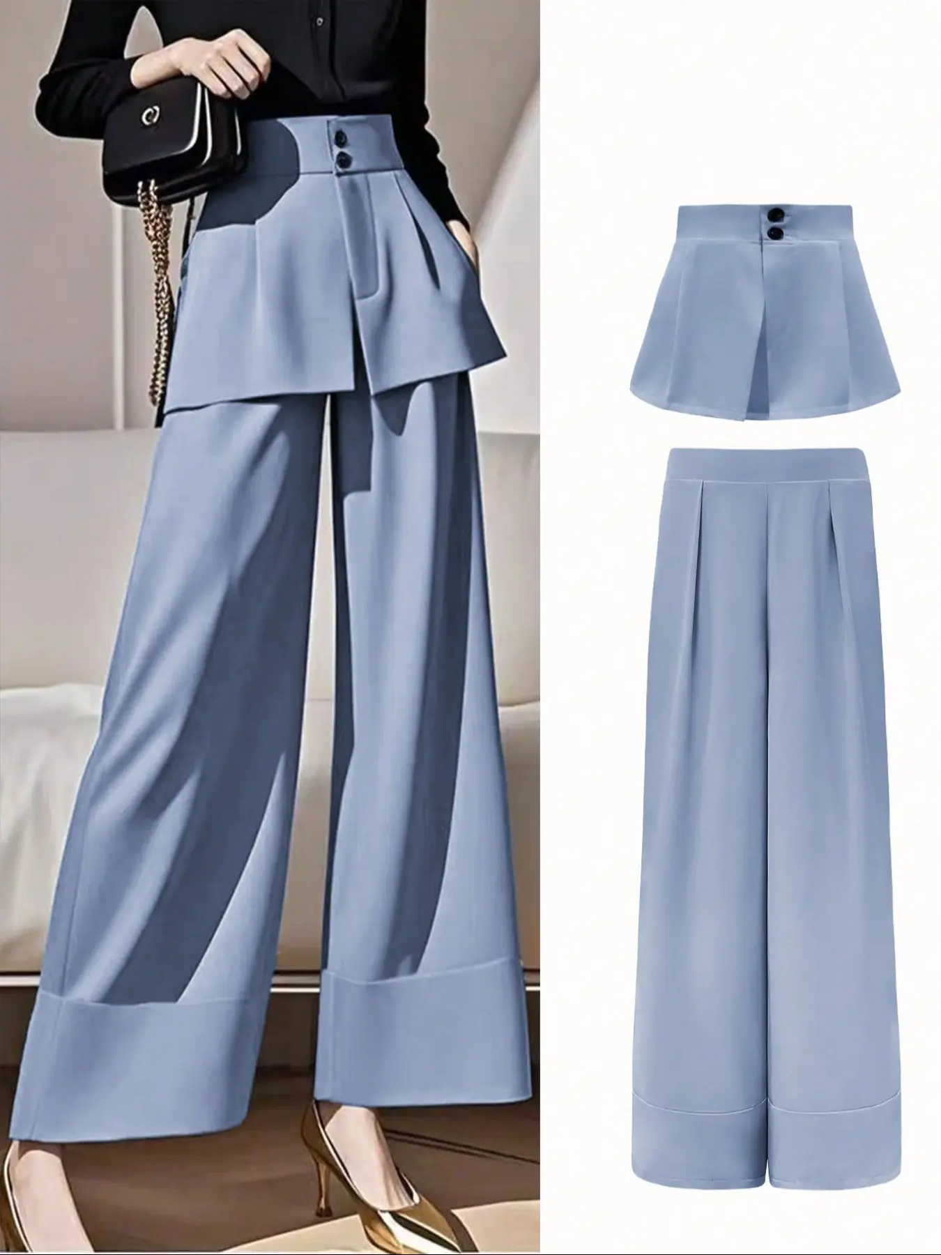 Women's Two-Piece Long Pants Set, Casual Fashion Design, Comfortable & Stylish, Perfect for Daily Wear, Trendy Ladies' Clothing