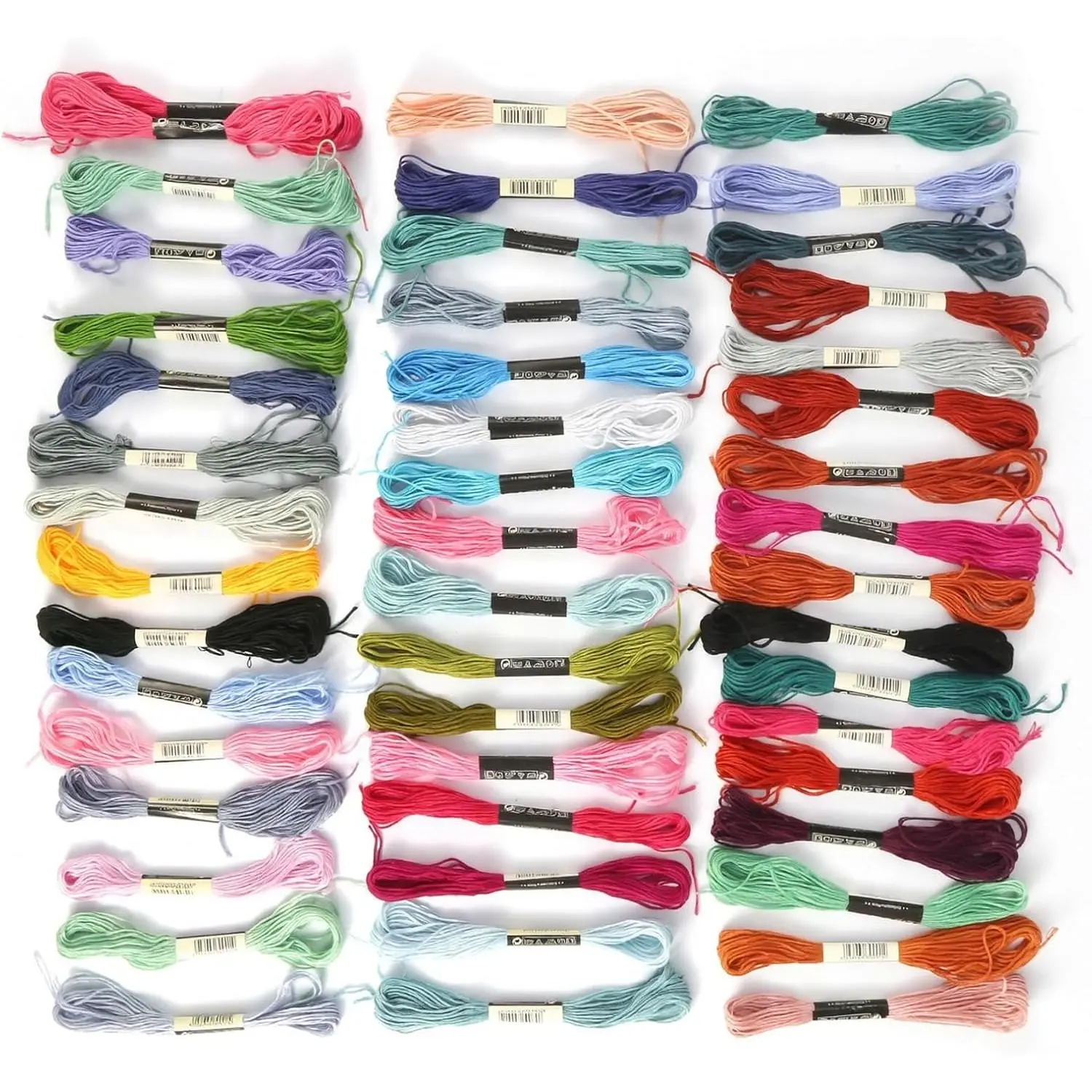 Friendship Bracelet String 50 Color 8.7 Yard Darning Yarn Embroidery Thread | Long Soft Embroidery Floss Kit for Bracelet Making   Crochet DIY Crafts Hair Wrap Thread Repair Socks