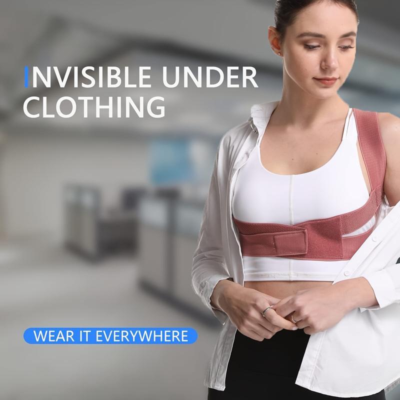 Durable Invisible Sports Strap for Men & Women, Adjustable Shoulder Straps for Fitness, Office Workouts, Home Exercise, Posture Strap