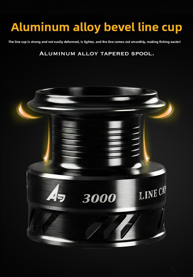 RTBLUE A9 Spinning Reel 15kg Max Drag, Saltwater Freshwater Fishing Reel Heavy Duty Durable