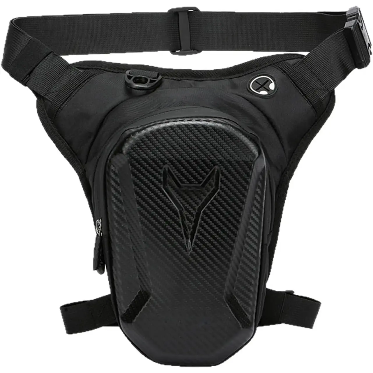 Waterproof Motorcycle Leg Bag, Adjustable Shoulder Strap & Double Zipper Compartment Waist Bag, Waist Pack, Outdoor Riding Waist Bag for Off-road Bikes & Motorcycles, Dirt Bike Accessories, Motorcycle Accessories