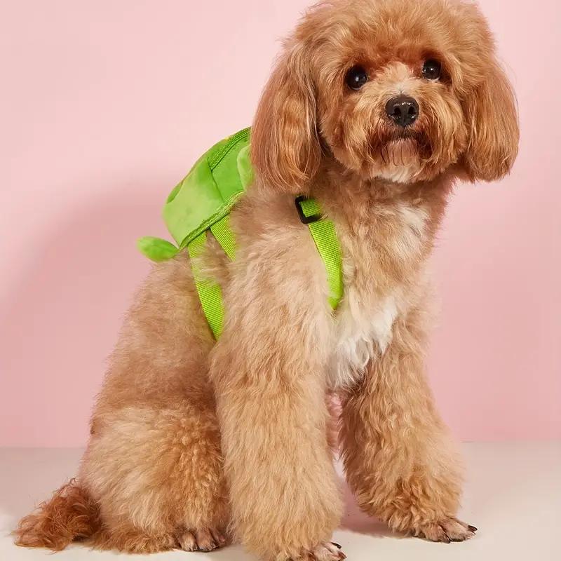 Cute Turtle Design Backpack for Carrying Pets Stuff & Snacks, Lovely Dogs Backpack for Outing Hiking Travelling, Pet Going Out Traction Chest Back Bags, Animal Carrier