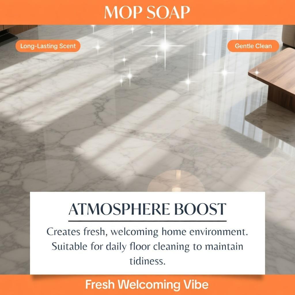 Scented Mop Cleaner Floor Solution - Multi-Surface Stain Remover, Long Lasting Fresh Aromatherapy Fragrance, Safe for All Floor Types