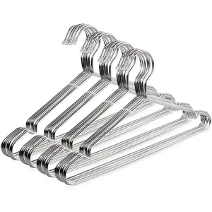 Wire Hangers 40 Pack Stainless Steel Strong Metal Coat Hanger Clothes 16.5 Inch.