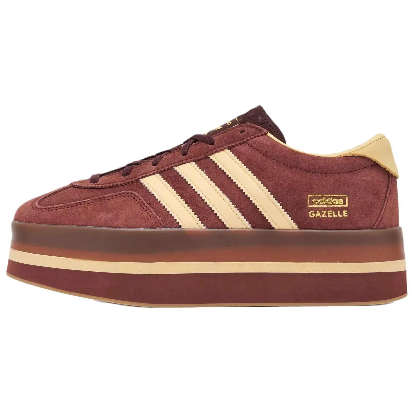 adidas Wmns Gazelle Stack 'Fox Brown Orange Tint Gum' JS3928