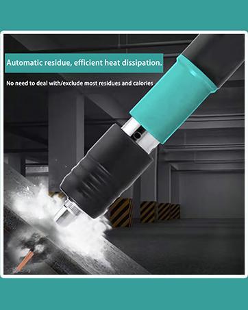 Concrete Nail Gun Kit with 50pcs Nails 5 Speed Adjustable Manual Steel Nail Gun for Red Brick & Concrete Walls Portable Impact Nailgun Metal Low Noise Household Decor