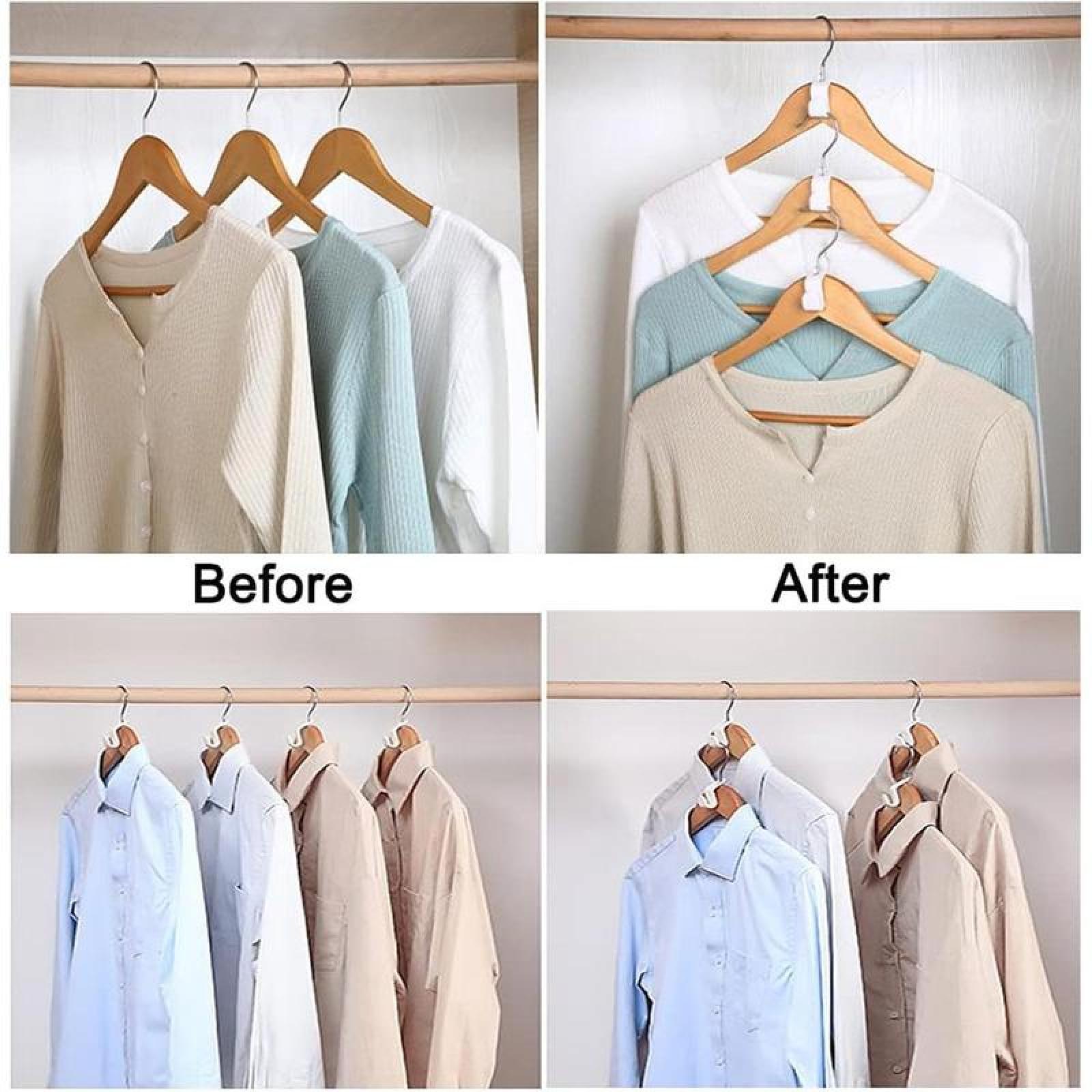 Hanger Connector Hooks,30/100 Counts Set Space Saving Clothes Hanger Extender Hooks,Multicolor Closet Organizer Hanger Clips.SENSIOHOME. Hanger Connector Hooks,30/100 Counts Set Space Saving Clothes Hanger Extender Hooks,Multicolor Closet Organizer Hanger Clips.SENSIOHOME.