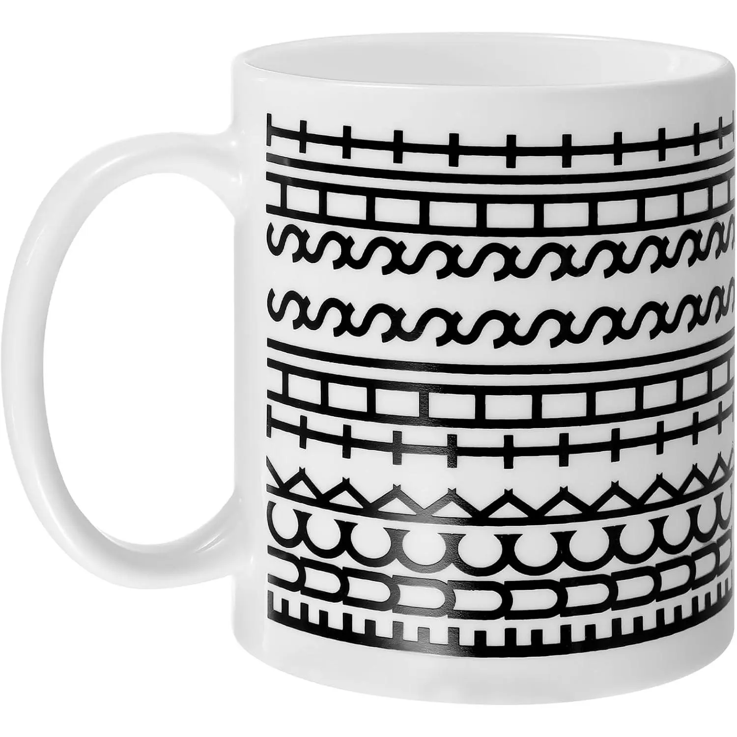 Birthday Gifts for Women，Funny Gag Gifts for Men, Hidden Message Ceramic Coffee Mug, White Elephant Gifts, Unique Office Prank Gag Gifts for Coworkers Coffee Lover