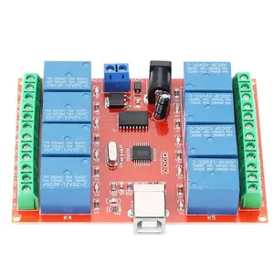 12V 8 Channel USB Relay Controller Switch Module Smart Board for Intelligent Switch Control