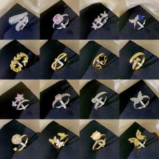 Dopamine-colored pastoral style titanium steel necklace, popular personalized design clavicle chain jewelry