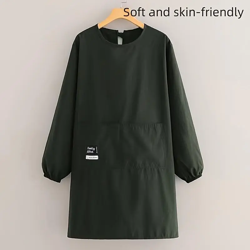 Single-piece Breathable Lightweight Apron, Skin-friendly and Comfortable, Suitable for Cooking, Painting, and Use as a Pet Shop Smock
