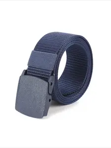 White Automatic Buckle Nylon Army Tactical Men's Belt Military Canvas Waist Belt Outdoor Strap Travel Jeans Waistband for Women