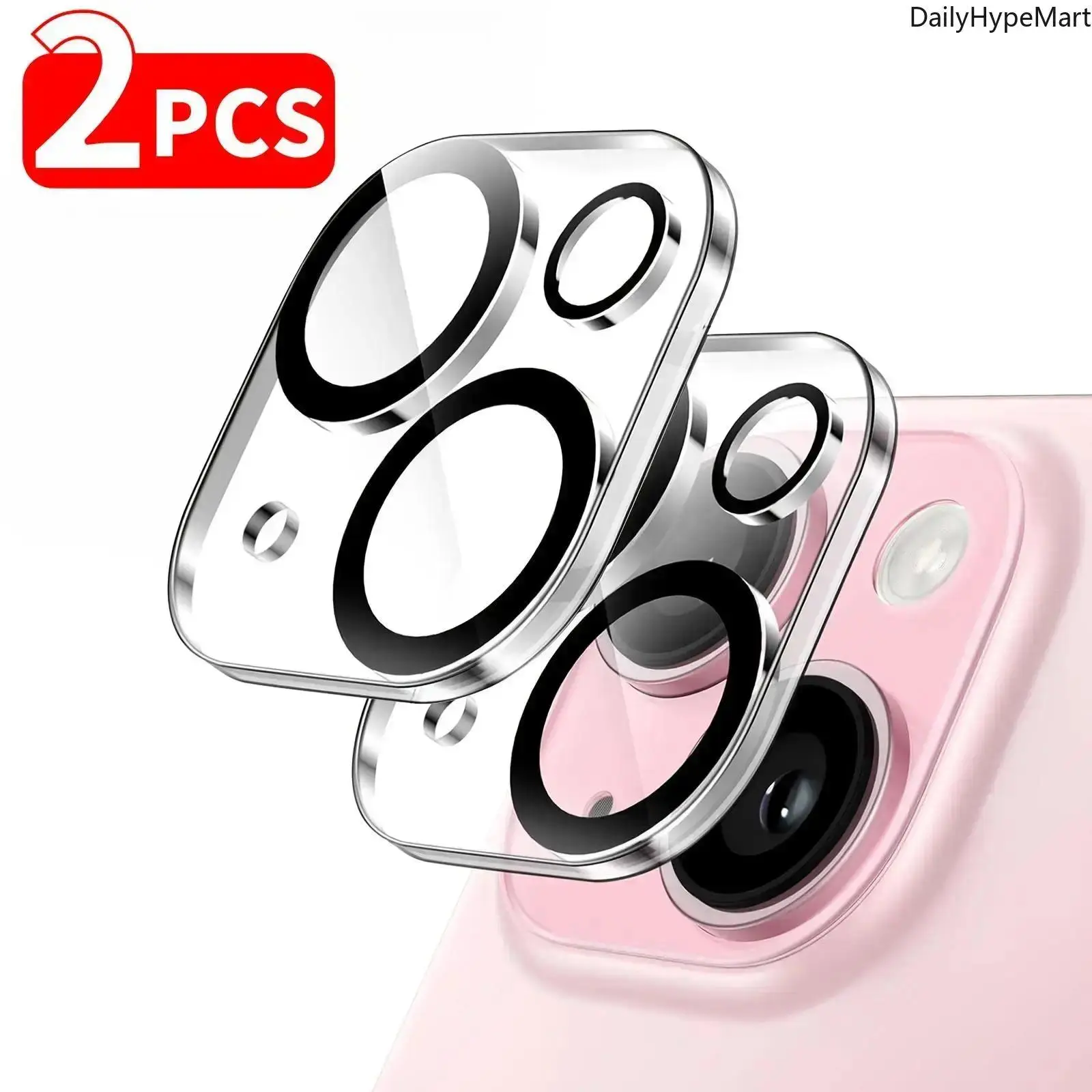 2 Pack Camera Lens Protector for iPhone 17 16 Pro Max HD Ultra Clear Tempered Glass Anti Scratch Shield Film Case Friendly Phone Accessories