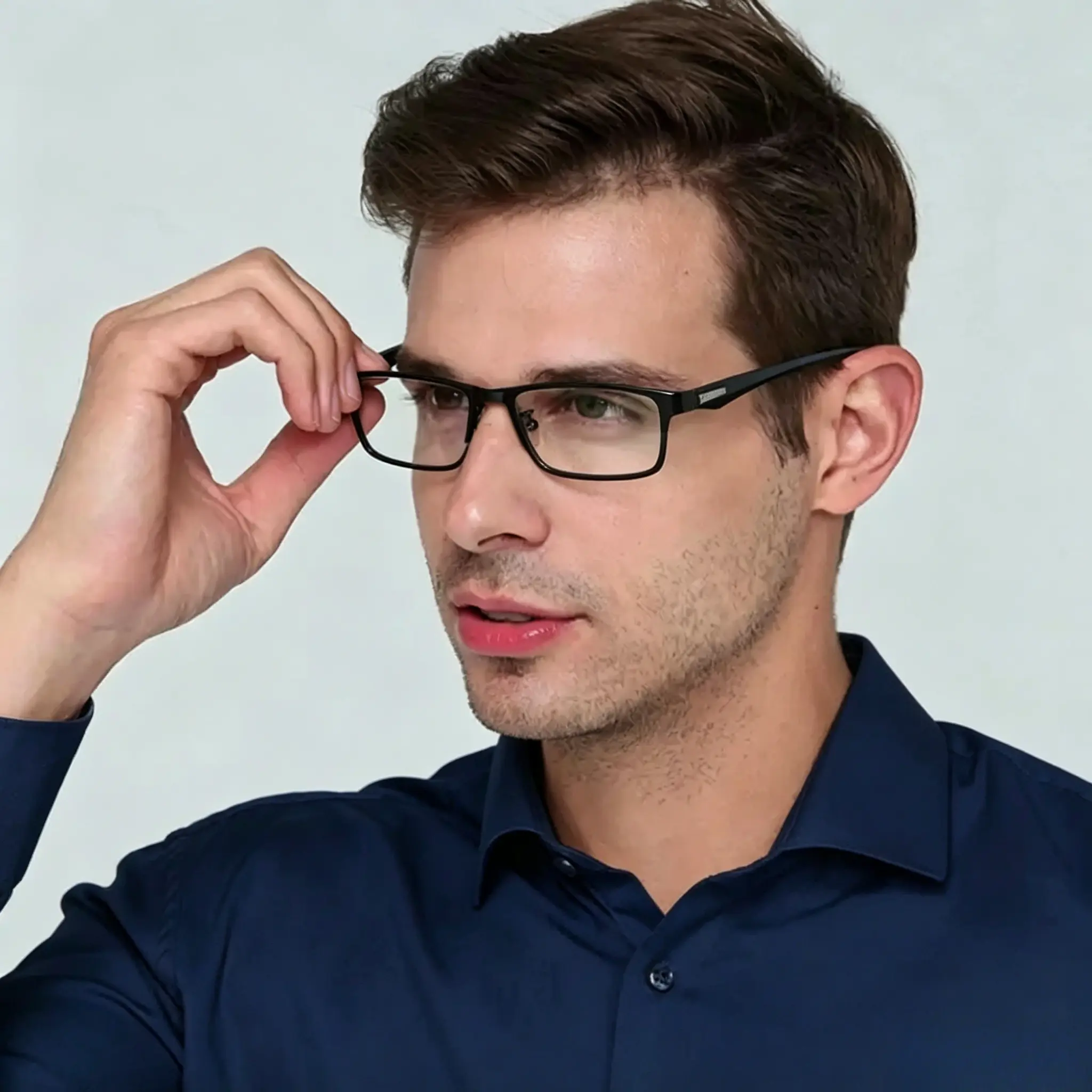 Color Changing Photochromic Progressive Reading Eyewear - Blue Light Filter Multifocal Sports Eyeglasses for Men, Auto Darkening Comfortable Cycling Gear, Comfortable Wear, High Quality Eyewear, Photochromic Lens, Auto-Darken