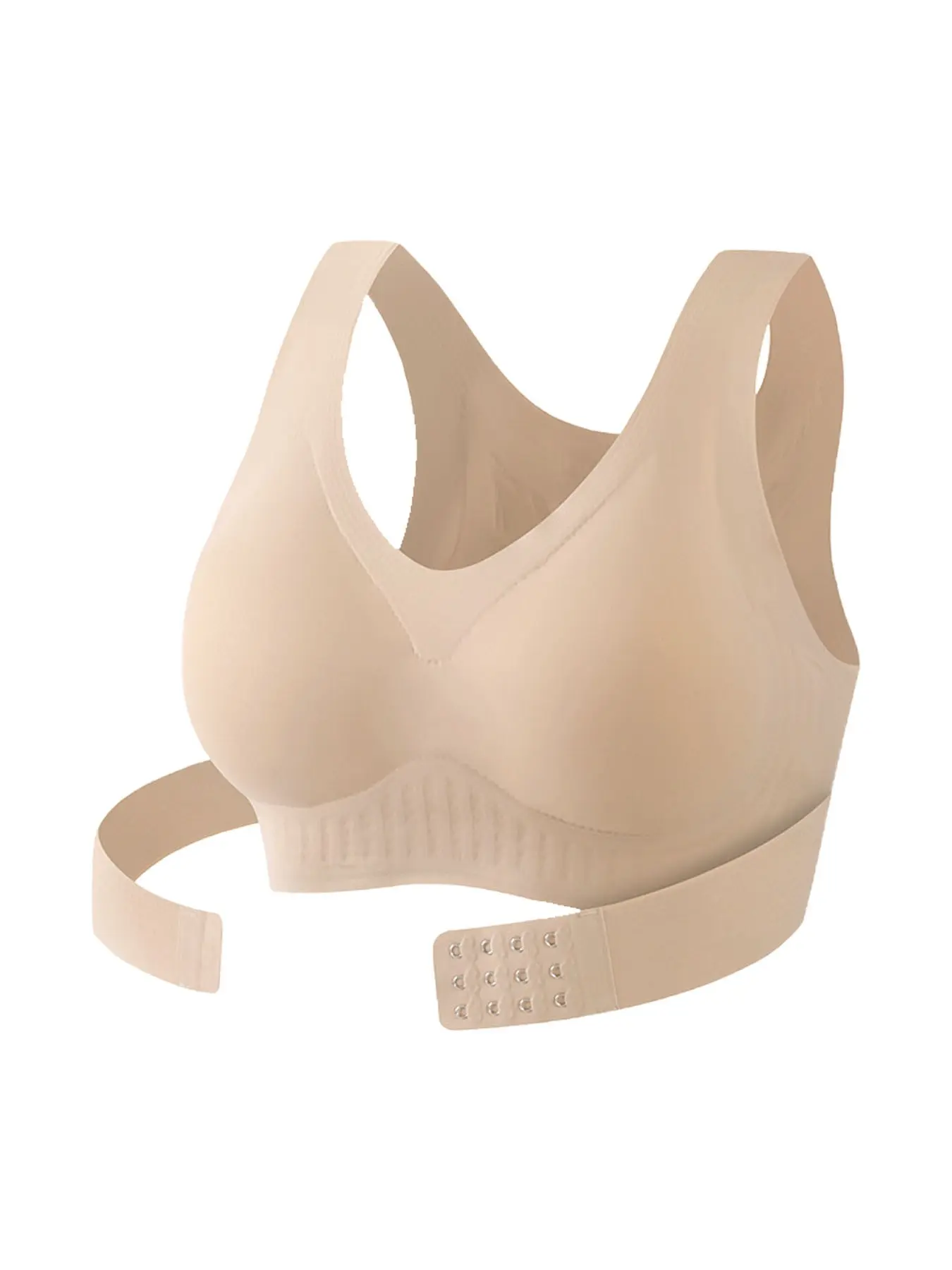 1 Piece Corrective Bra, Wireless Design, Full Coverage, Medium Support, Comfortable Fashion Lingerie, Suitable for Sports, All Seasons