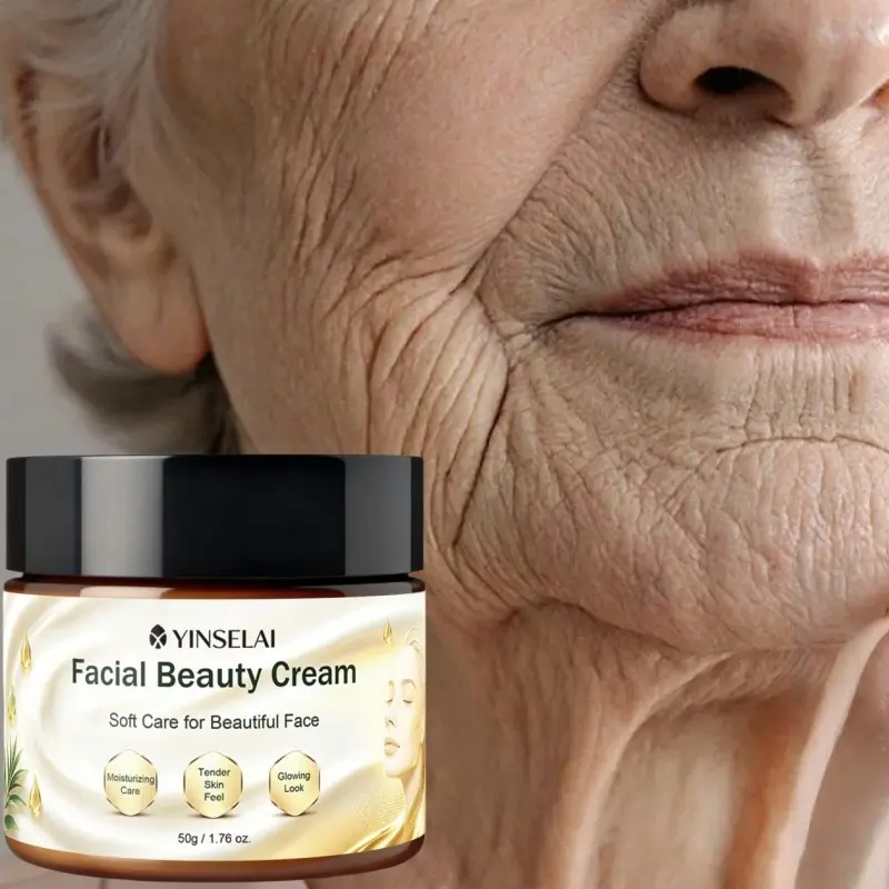 Facial Beauty Cream, Delicate daily facial care, Softly smooths forehead, crow's feet and nasolabial facial skin areas, Locks moisture to tender skin texture, Creates luminous facial appearance, Nourishing moisturizing face cream for women