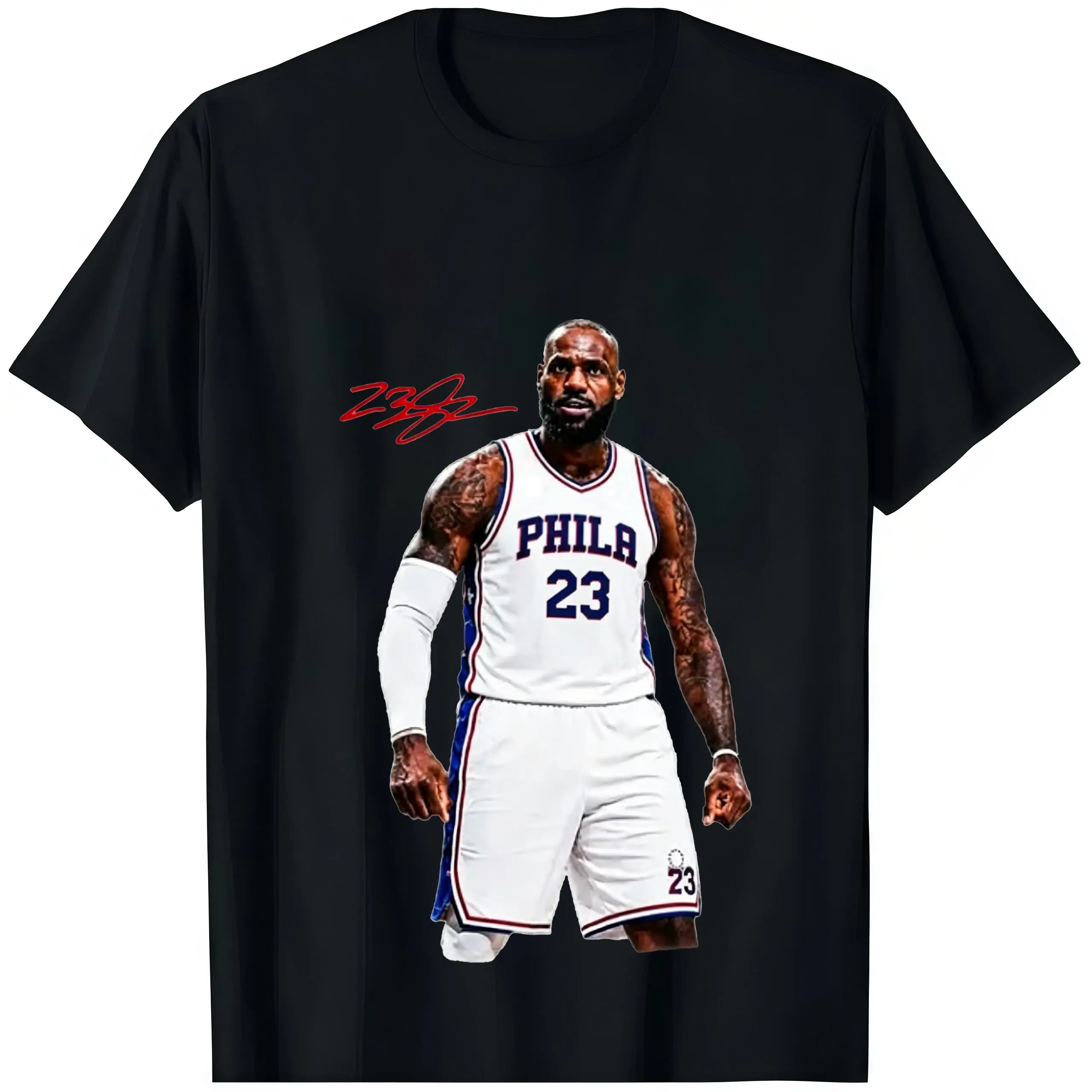 [Sale Up To 50%] Unisex   James 23 76ers Graphic tee