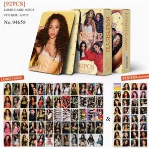 55/92Pcs Kpop Idol KATSEYE Album Gabriela Lomo Cards LARA DANIELA HD Printd Photocards Stickers MANON MEGAN YOONCHAE Fans Gift
