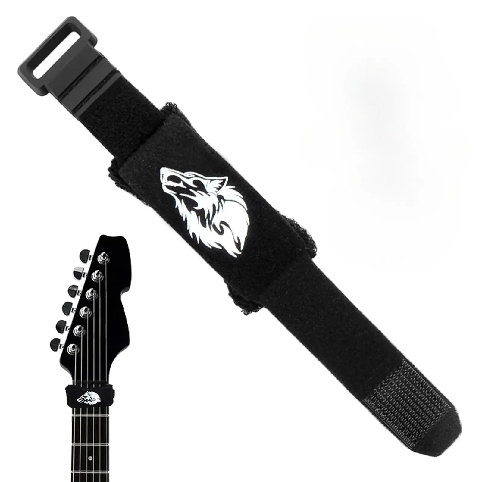 Electric Guitar Bass String Mute Band, Animal Pattern Design, Noise Reduction, Anti-Harsh Sound, Silent Cover Band Accessory, Guitar Accessories, Essential for Practice