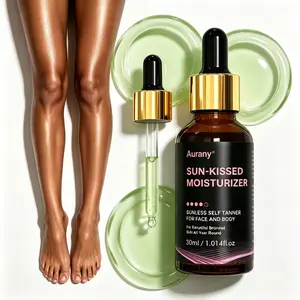 Tanning Oil, Fake Tan, Dark Tanning Lotion, Self Tanning Drops, Sunless Self Tanner For Face & Body, Buildable Bronzing Formula For A Natural Glow, Bronzed Skin All Year Round, Suitable For All Skin Types, Body Care, Cosmetic