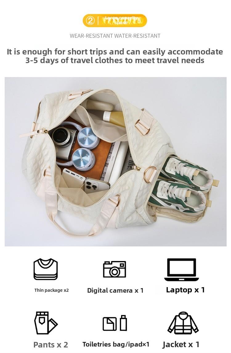 2026 New Luggage Bag Travel Bag Lightweight Student Accommodation Clothing Storage Bag Outdoor Sports Yoga Fitness Bag