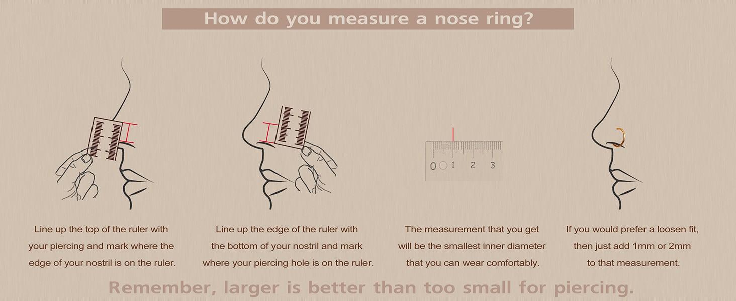 MILACOLATO 5count G23 Titanium Nose Rings Hoops 20G 18G 16G Clicker Body Piercing Rings for Septum Cartilage Daith Rook Lip Tragus Helix Conch Ear Lobe Earrings Hypoallergenic Nose Piercing Jewelry Women Men 6/7/8/9/10mm