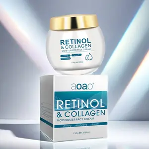 AOAO Retinol & Collagen Moisturizing Face Cream, Anti-Aging & Anti-Wrinkle Cream, Effectively Helps Reduce Fine Lines and Crow’s Feet While Improving Skin Elasticity. Large Size.