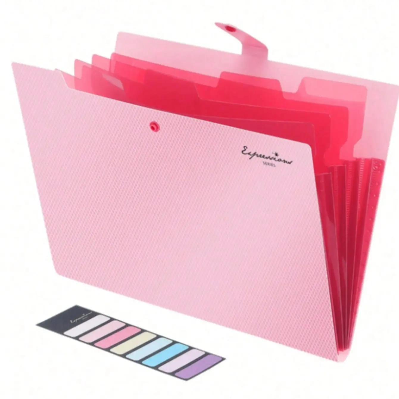 A4 Accordion File Folder, 5/8 Pocket Expandable Document Organizer, Portable File Holder for School Papers, Homework, Office Documents
