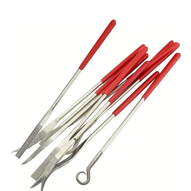 Diamond shaped set file, alloy file, diamond tool grinding tool, shaped shaping file, grinding and polishing