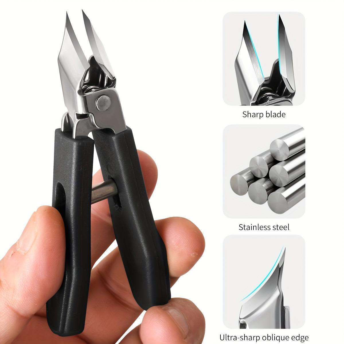 5pcs Includes Heavy Duty Clippers Nail File Cuticle Nipper Grooming Tools Professional Manicure Set Foot Care‌ Stainless Durability Pedicure Kit