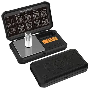 Mini Digital Scale 0.01g-200g High Precision Portable Scale with Backlit LCD, Ideal for Jewelry Coins Herbs Powder Medicine