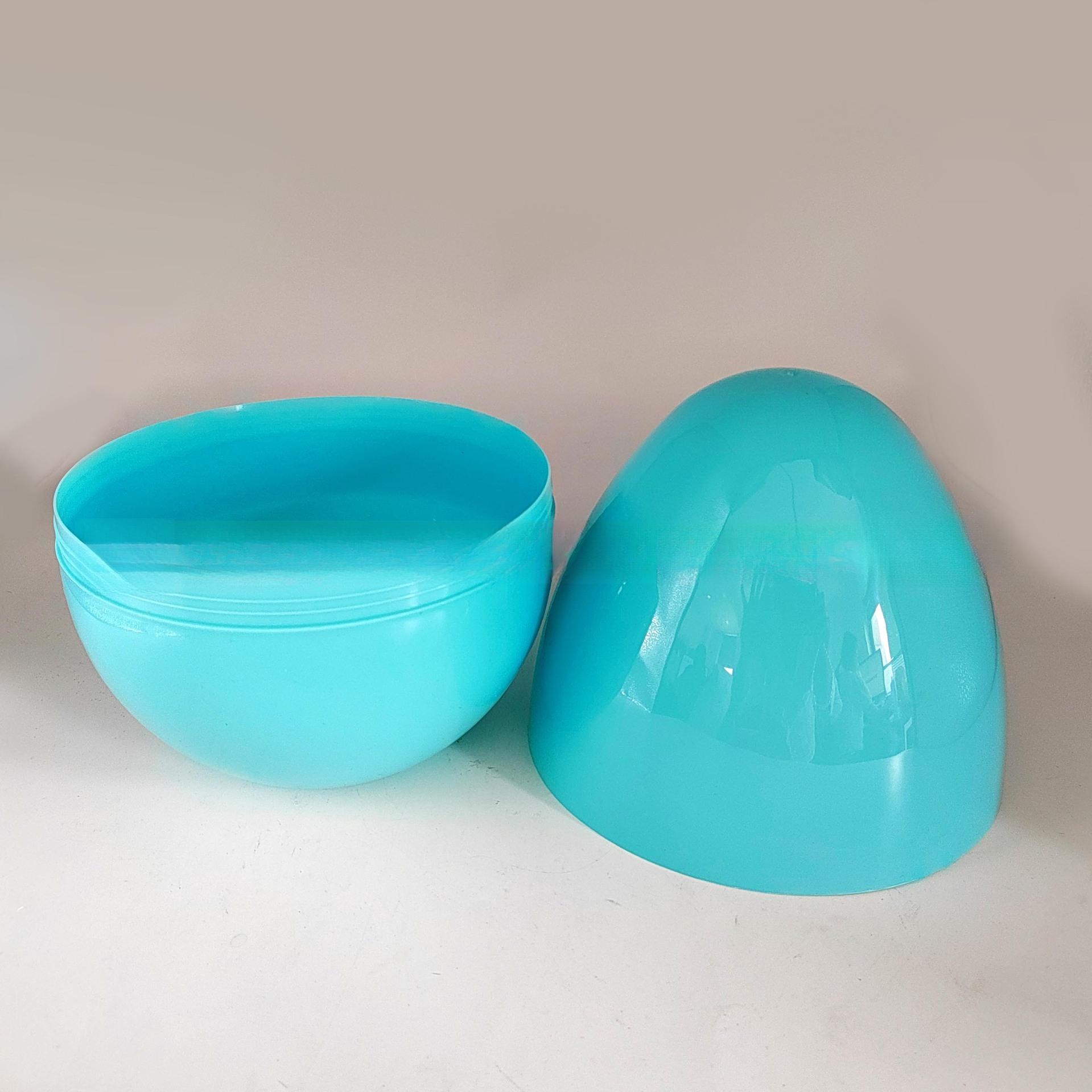 Solid Color 25 Blue Open Eggs Easter Open Eggs Party Open Eggs Holiday Decoration Small Snacks Open Eggs