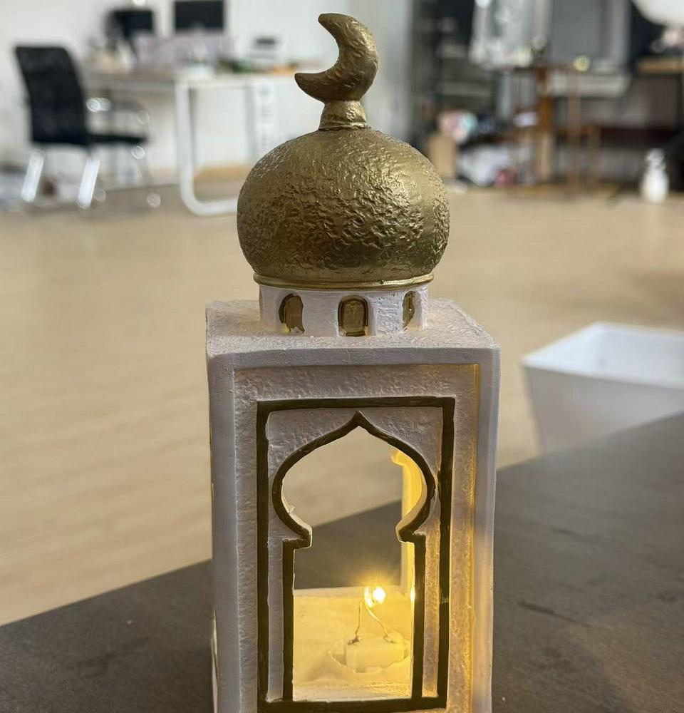 Middle Eastern Moon Castle Incense Burner, Ramadan Decor, Islamic Home Decor, Aromatherapy Ornament